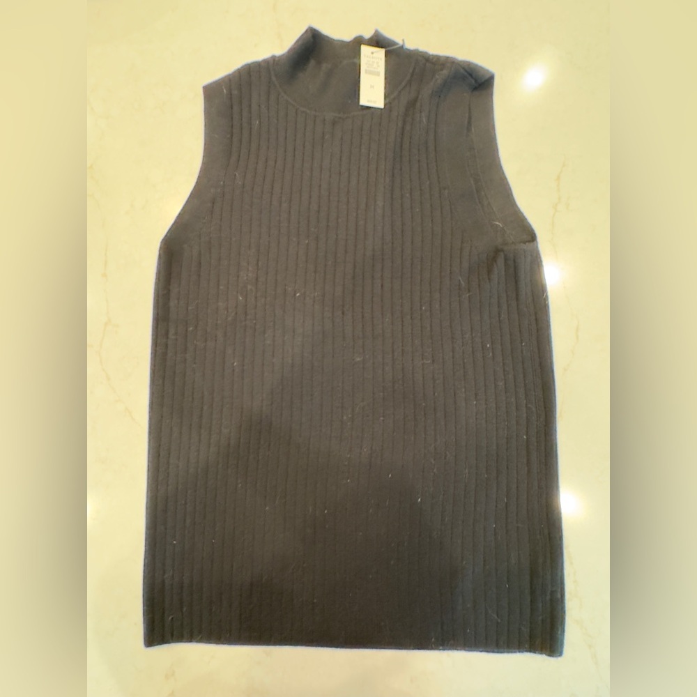 Talbots Black Knit Top